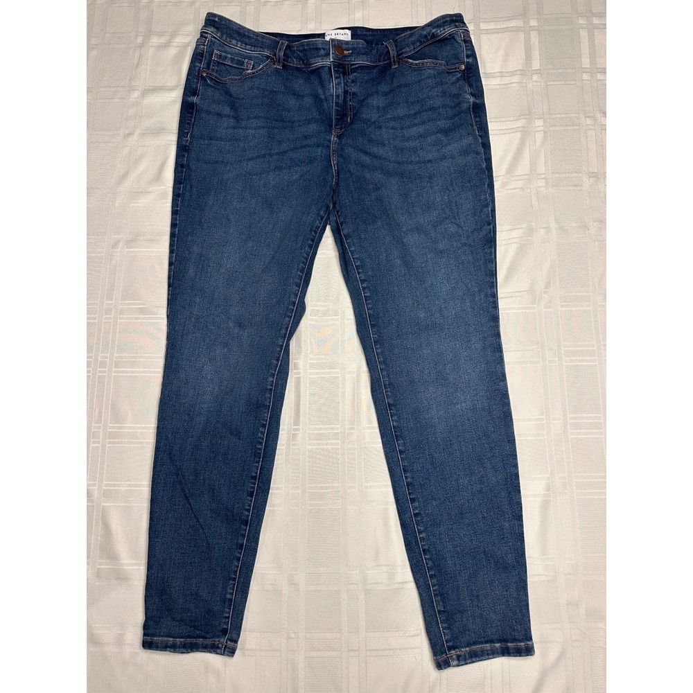 Lane Bryant Jeans Womens 20L Blue Skinny Dark Wash Stretch Denim High Rise